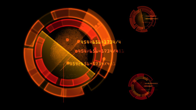Fingerprint circle numbers computer generated free wallpaper for desktop - medium preview image