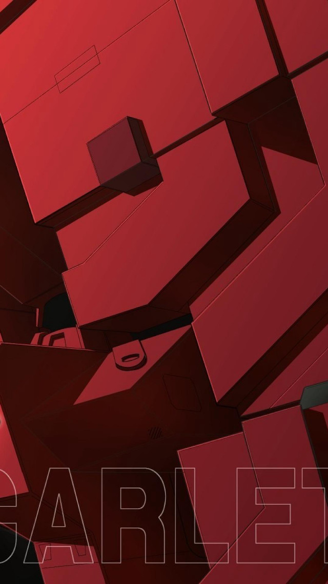 Red poster boxes parallel white free wallpaper for mobile - medium preview image