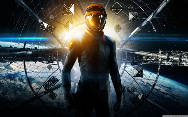 Space suit man planet star free wallpaper for desktop - medium preview image
