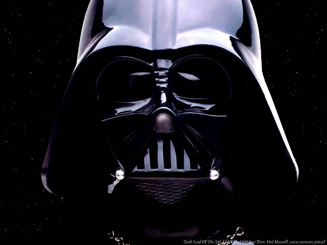 Star wars helmet black white #2 free wallpaper for desktop - medium preview image