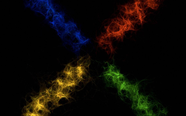 Colorful abstract background black red free wallpaper for desktop - medium preview image