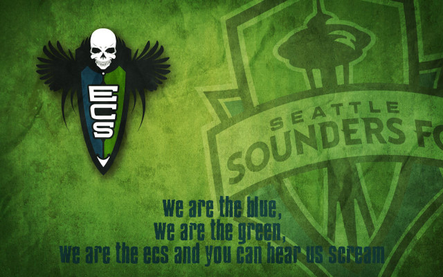 Green wall skull banner seattle free wallpaper for desktop - medium preview image