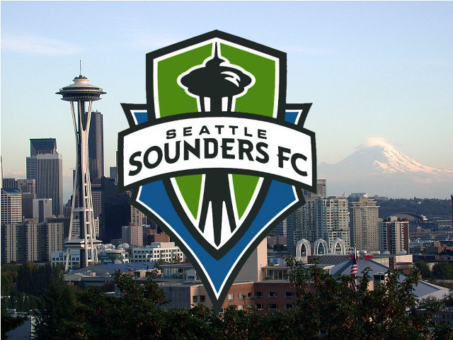 Seattle sound logo city skyline free wallpaper for desktop - medium preview image