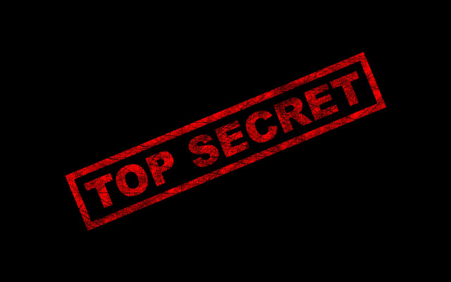 Red top secret stamp black free wallpaper for desktop - medium preview image