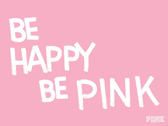 Be happy be pink background free wallpaper for desktop - medium preview image