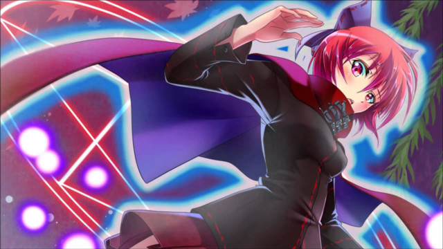 Woman dancing purple cape moonlight free wallpaper for desktop - medium preview image