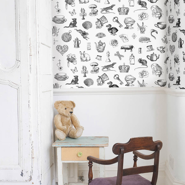 Teddy bear chair wall pattern free wallpaper for tablet - medium preview image