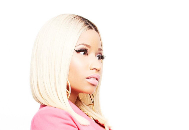 Blonde woman pink top posing free wallpaper for desktop - medium preview image