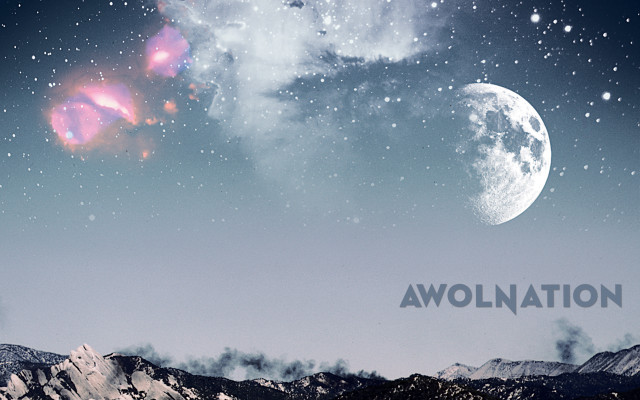Mountain moon star awolnation sky free wallpaper for desktop - medium preview image
