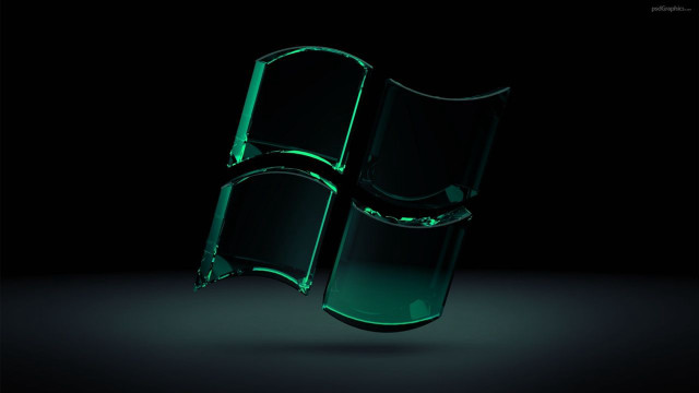 Green glass holography rendering uno free wallpaper for desktop - medium preview image