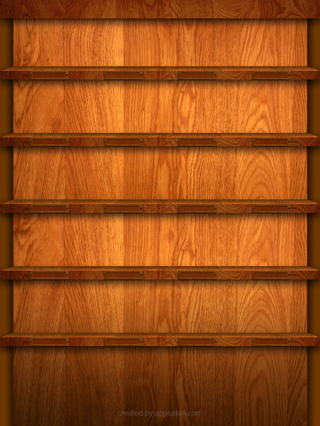 Wooden shelf three shelves wooden #2 free wallpaper for mobile - medium preview image