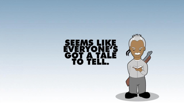 Cartoon character cellphone caption tale free wallpaper for desktop - medium preview image