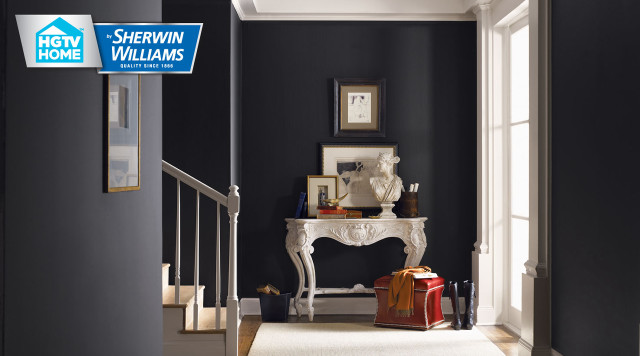 Hallway white table chair red free wallpaper for desktop - medium preview image