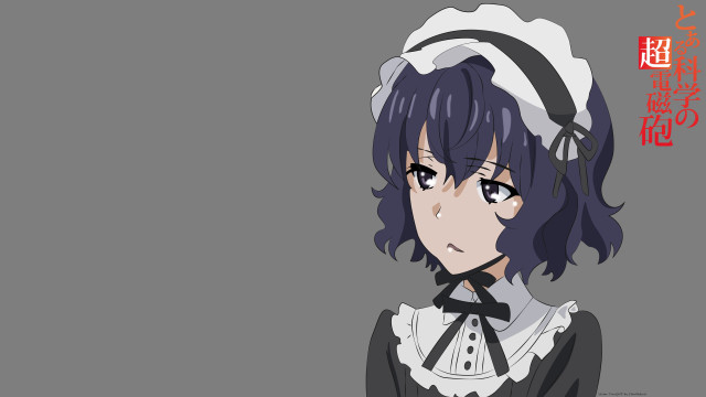 Ayako rokkaku anime portrait black free wallpaper for desktop - medium preview image