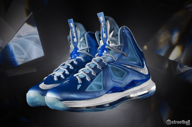 Blue white sneakers black background free wallpaper for desktop - medium preview image