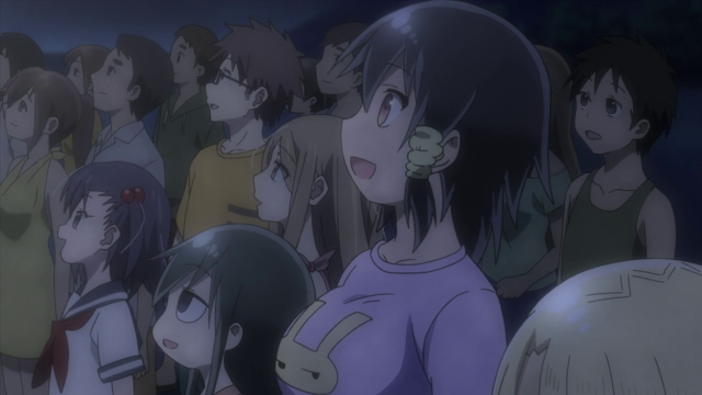 Group people standing line woman free wallpaper for desktop - medium preview image