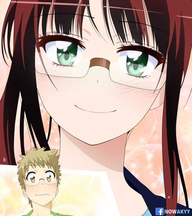 Girl green eyes boy brown free wallpaper for tablet - medium preview image