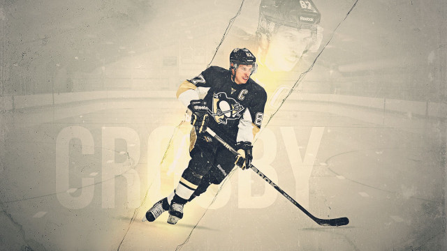 Hockey player grunge artistic fullbody free wallpaper for desktop - medium preview image