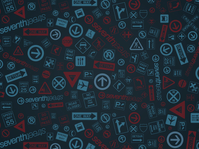 Signs arrows black background red free wallpaper for desktop - medium preview image