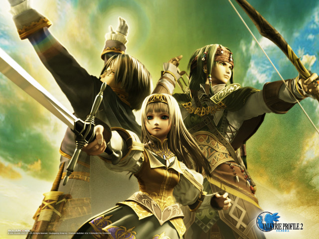 Couple people holding swords standing free wallpaper for desktop - medium preview image