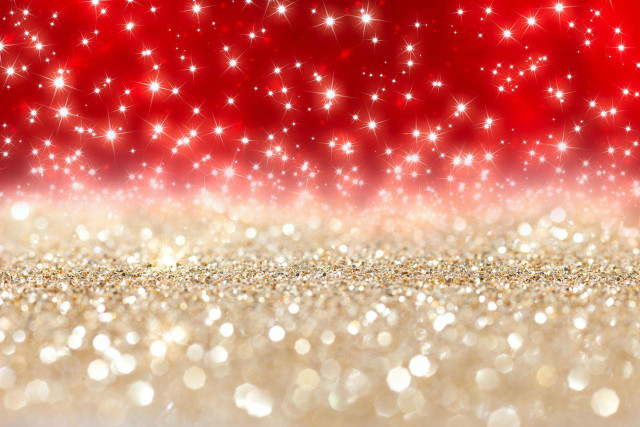 Red gold glitter background stars free wallpaper for desktop - medium preview image