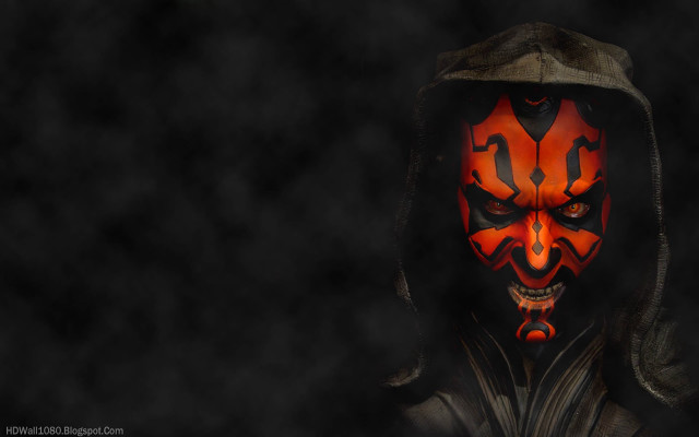 Man red face hood black free wallpaper for desktop - medium preview image