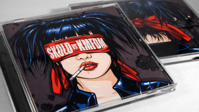 Woman cigarette cds image collection free wallpaper for desktop - medium preview image