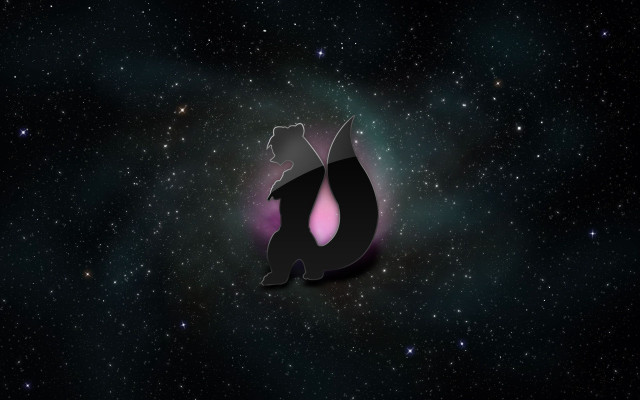 Black pink logo dark sky free wallpaper for desktop - medium preview image