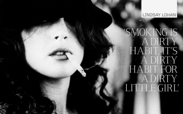 Woman cigarette quote smoking adrift free wallpaper for desktop - medium preview image