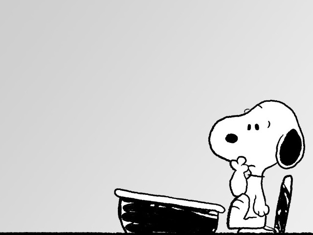 Snoopy dog chair computer screen free wallpaper for desktop - medium preview image