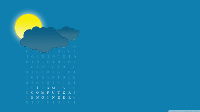 Computer screen cloud sun engineer free wallpaper for desktop - medium preview image