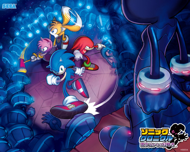 Sonic characters blue room red free wallpaper for desktop - medium preview image