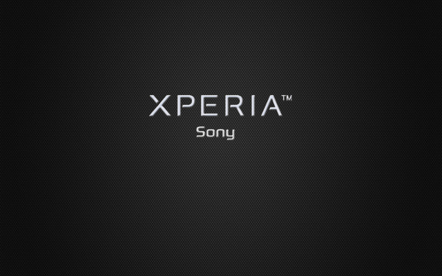 Black background xperia white sony free wallpaper for desktop - medium preview image