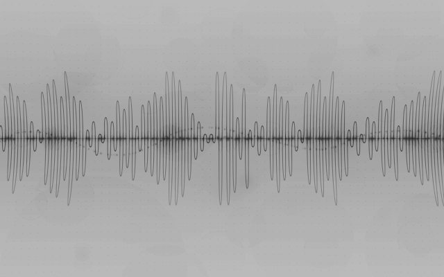 Black white sound wave lake free wallpaper for desktop - medium preview image