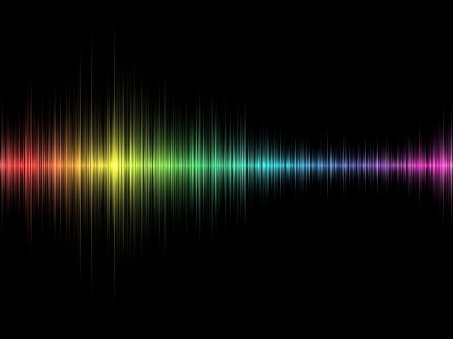 Colorful sound wave black background #2 free wallpaper for desktop - medium preview image