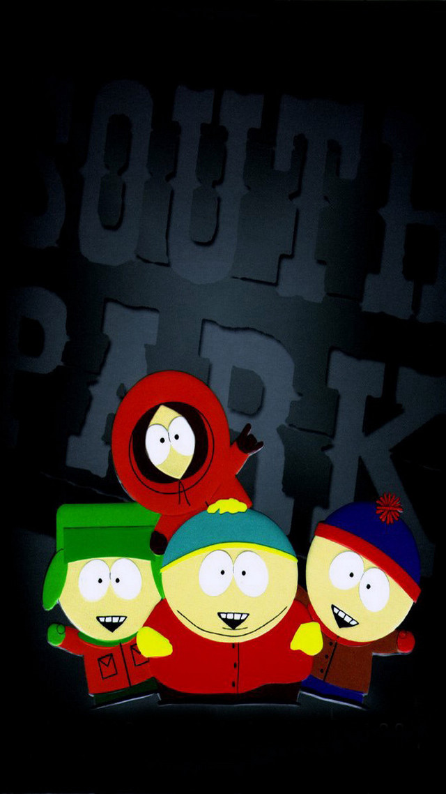 South park cartoon characters dark free wallpaper for mobile - medium preview image