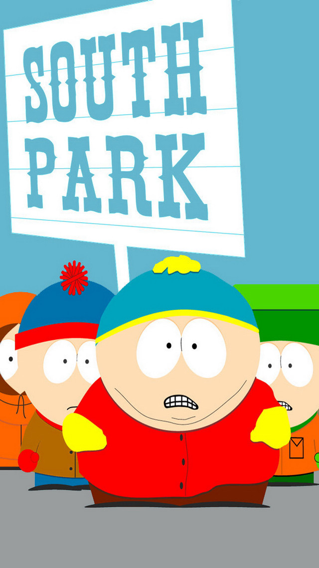 Cartoon character south park line free wallpaper for mobile - medium preview image