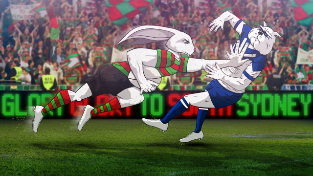 Cartoon soccer player kicking ball free wallpaper for desktop - medium preview image