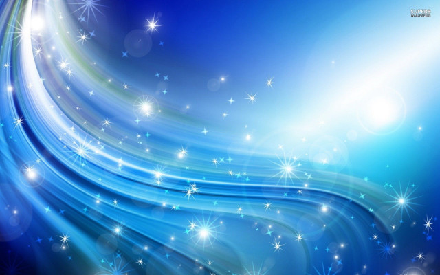 Blue background stars swirling light free wallpaper for desktop - medium preview image