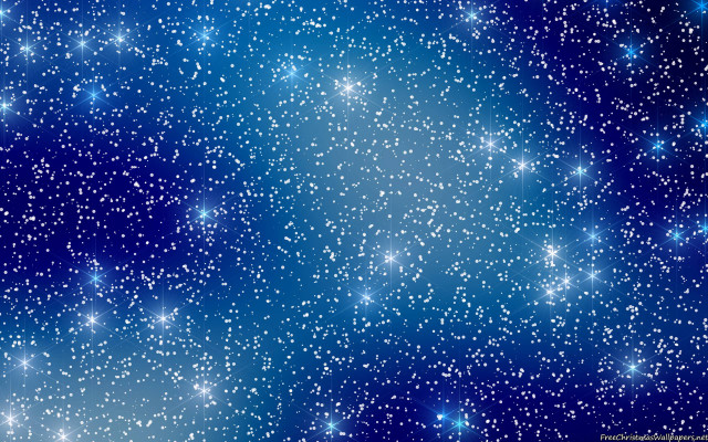 Blue background white stars blue free wallpaper for desktop - medium preview image