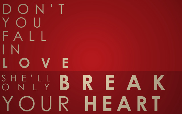 Red background break your heart free wallpaper for desktop - medium preview image