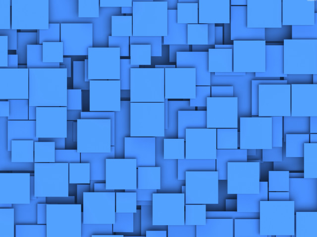 Blue background squares varying sizes #2 free wallpaper for desktop - medium preview image