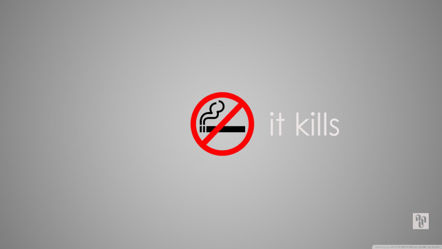 Red black sign it kills free wallpaper for desktop - medium preview image