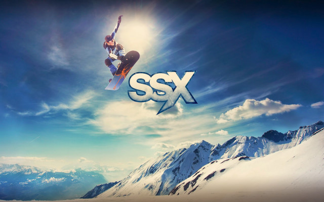 Man snowboard air mountain ssx free wallpaper for desktop - medium preview image