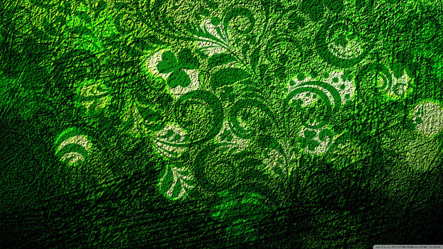 Green wall leaves flowers background free wallpaper for desktop - medium preview image
