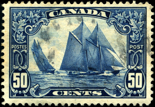 Stamp sailboat canada arthurlismer bridge free wallpaper for desktop - medium preview image