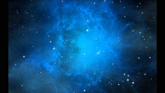 Blue space stars dust free wallpaper for desktop - medium preview image