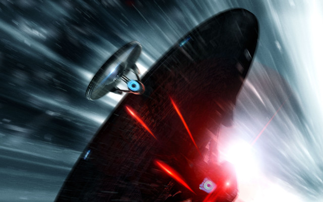 Futuristic vehicle red light blue free wallpaper for desktop - medium preview image