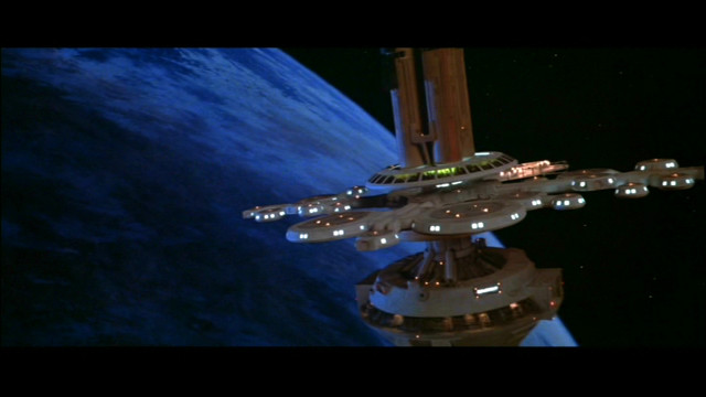 Space station earth lights space free wallpaper for desktop - medium preview image