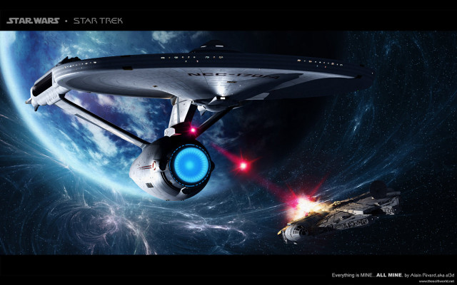 Star trek ship space shuttle free wallpaper for desktop - medium preview image